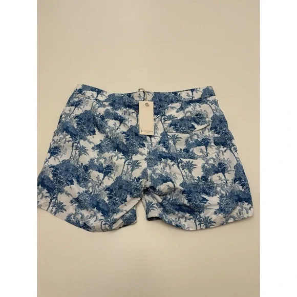 NWT! Men's Retromaine New York Swim Trunks Blue Graphic SZ XL - Picture 3 of 4